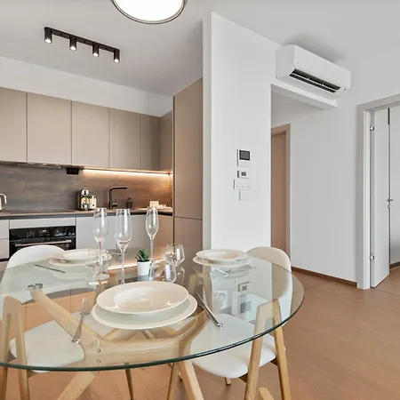 公寓 Eurovea Tower 1 Danube View