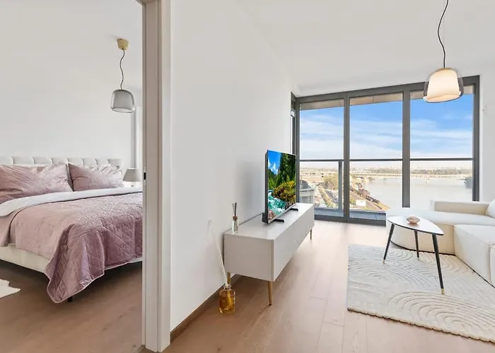 Eurovea Tower 1 Danube View * Bratislava